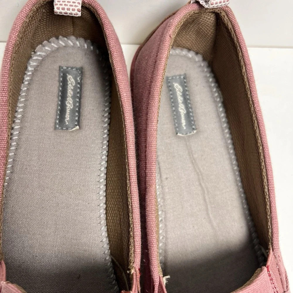3/$25 Sale! Eddie Bauer Canvas Slip-On Shoes Women's Size 9 Dusty Pink Casual‎